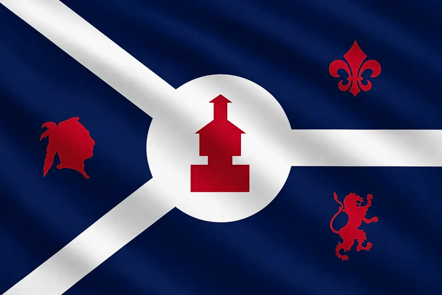 Flag Of Fort Wayne, Indiana