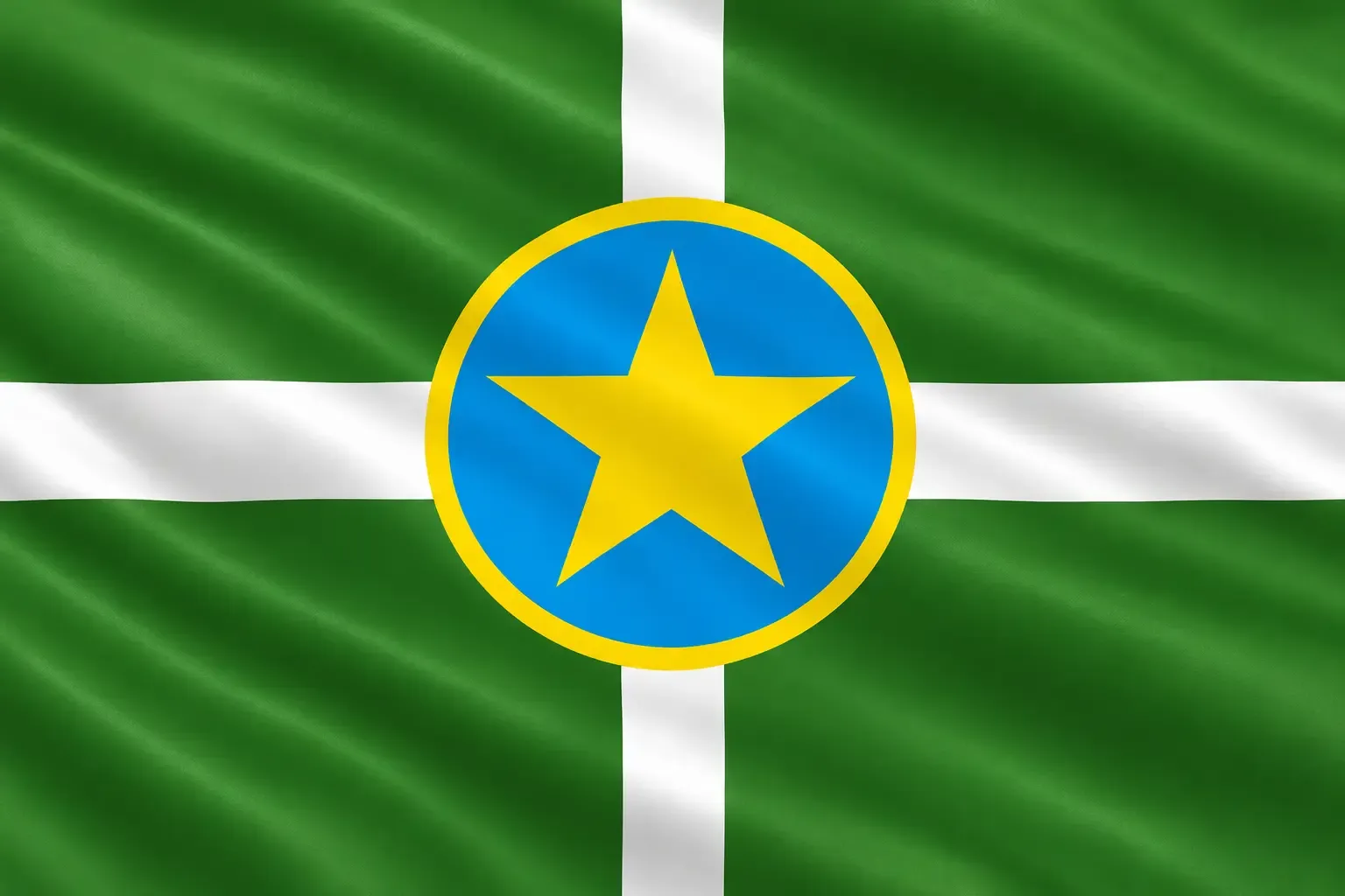Flag Of Jackson, Mississippi