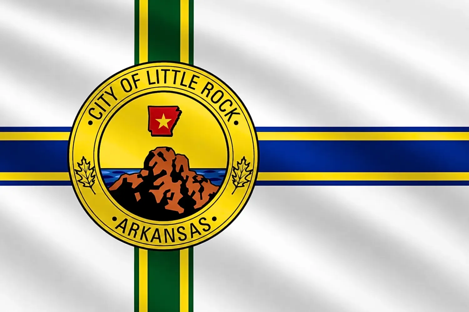 Flag Of Little Rock