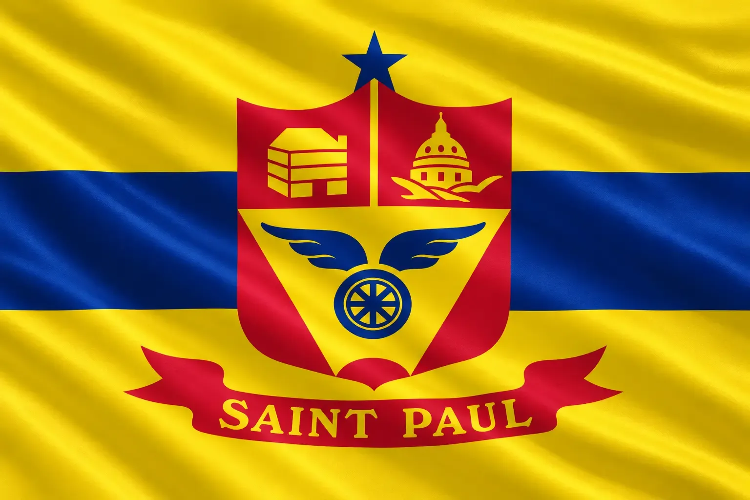 Flag Of Saint Paul, Minnesota