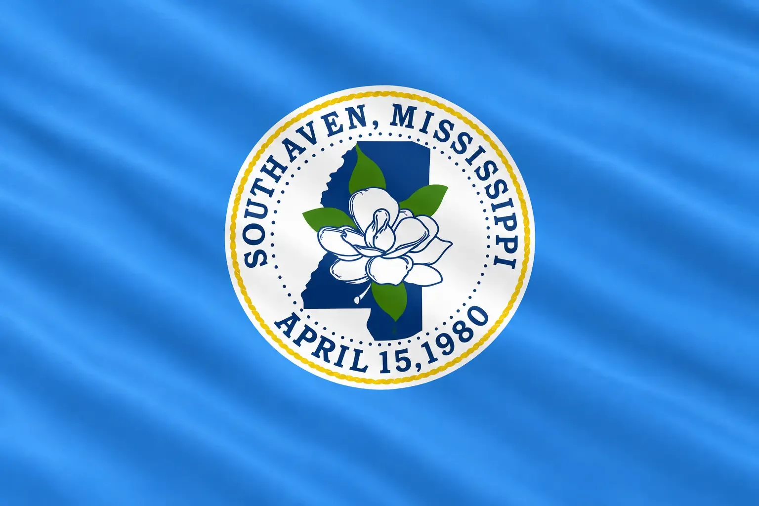 Flag Of Southaven, Mississippi