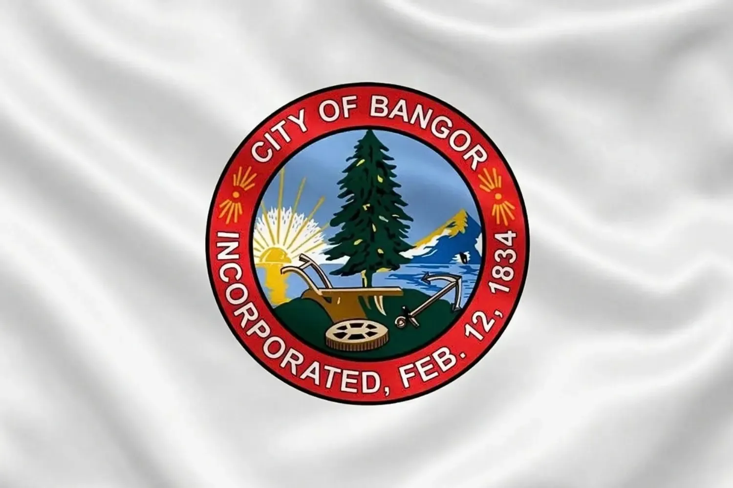 Flag Of Bangor, Maine