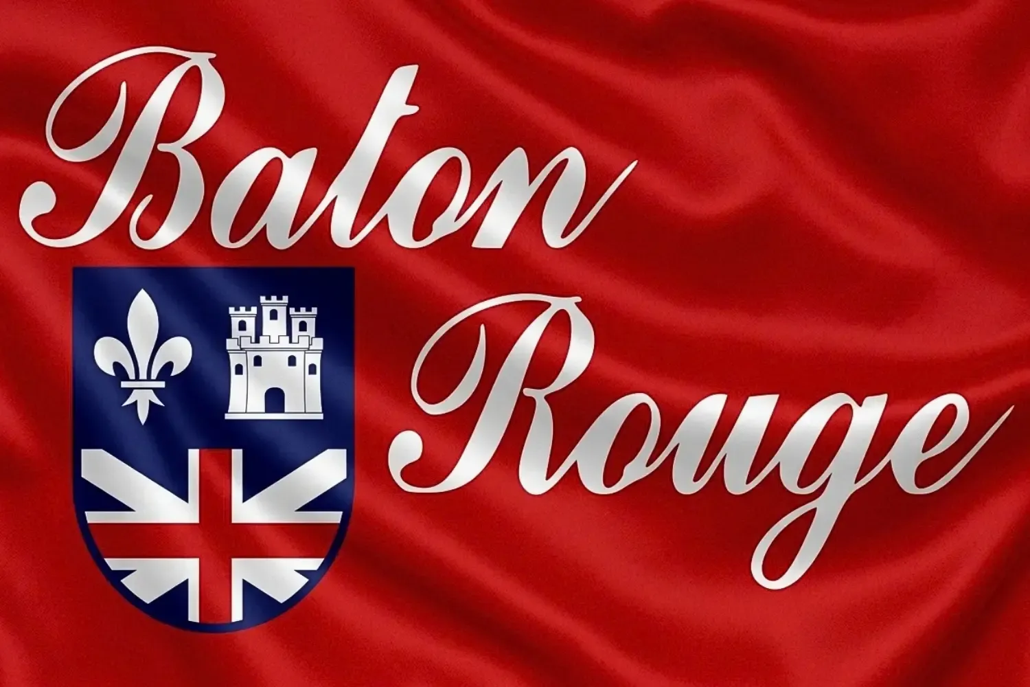 Flag Of Baton Rouge, Louisiana