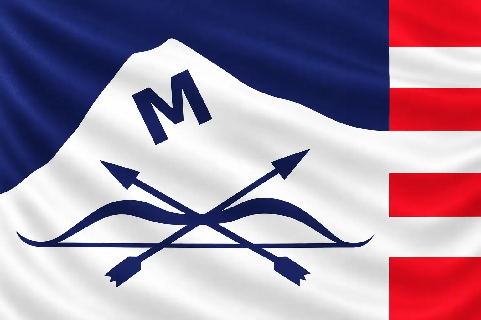 Flag Of Butte, Montana