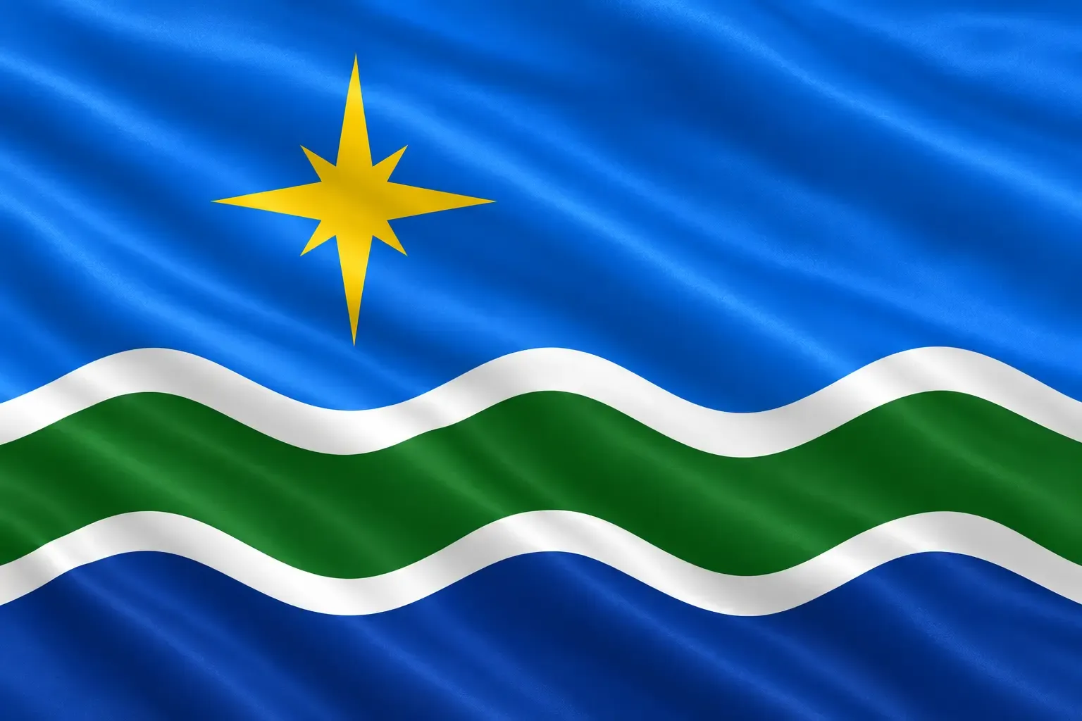 Flag Of Duluth, Minnesota