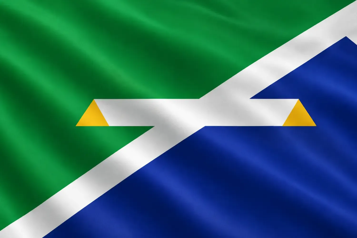 Flag Of Fishers, Indiana