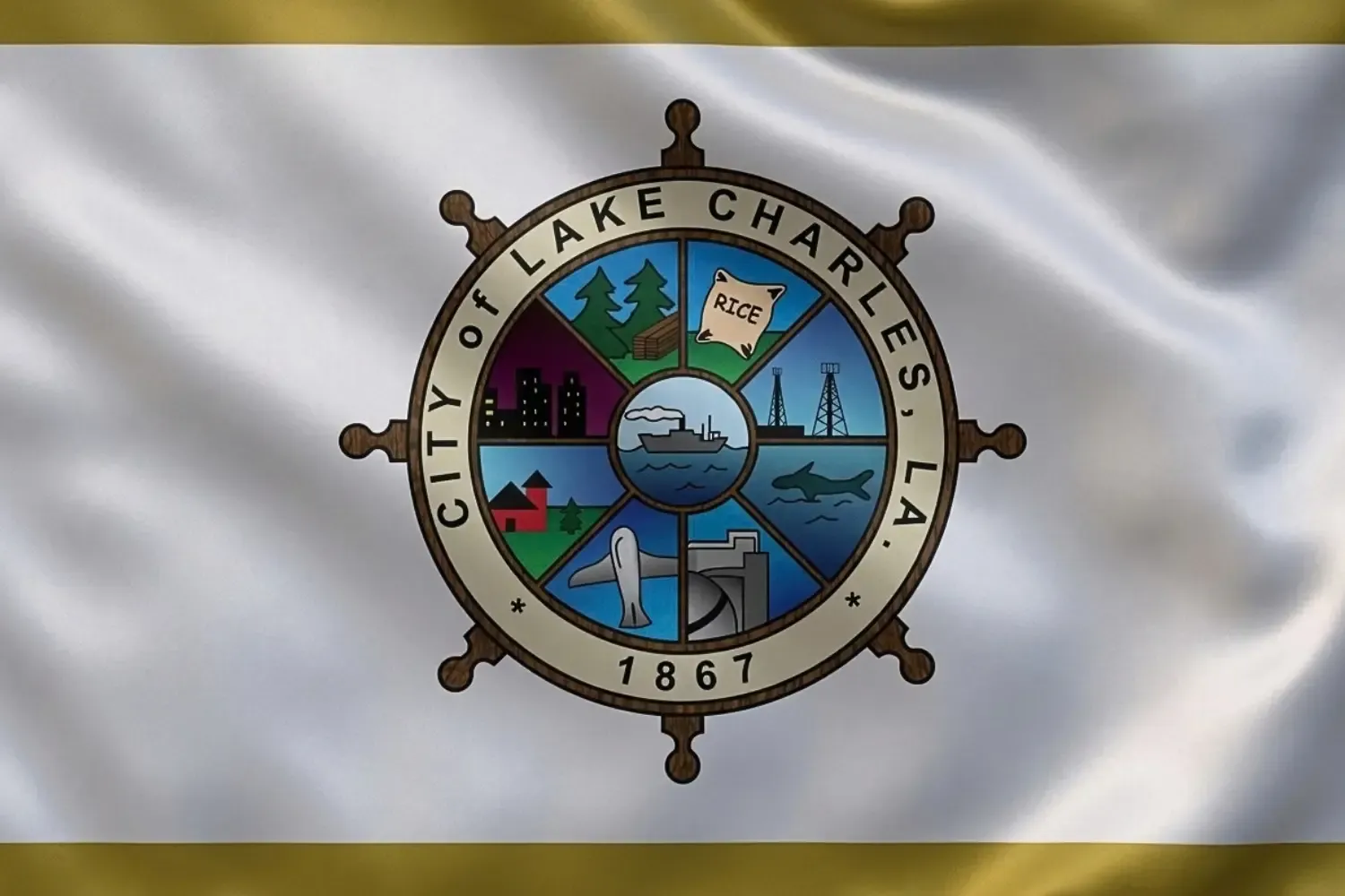 Flag Of Lake Charles