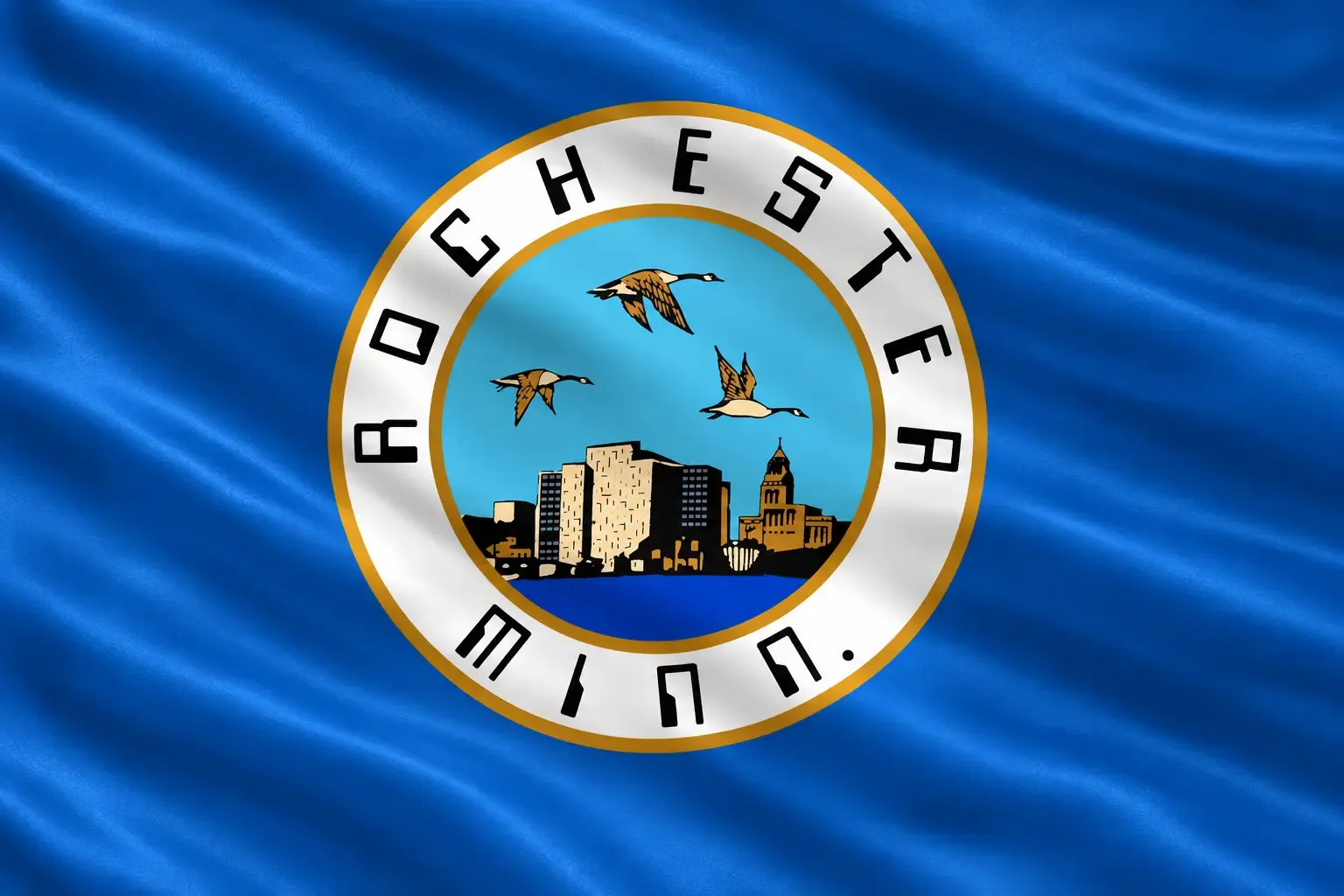 Flag Of Rochester Minnesota