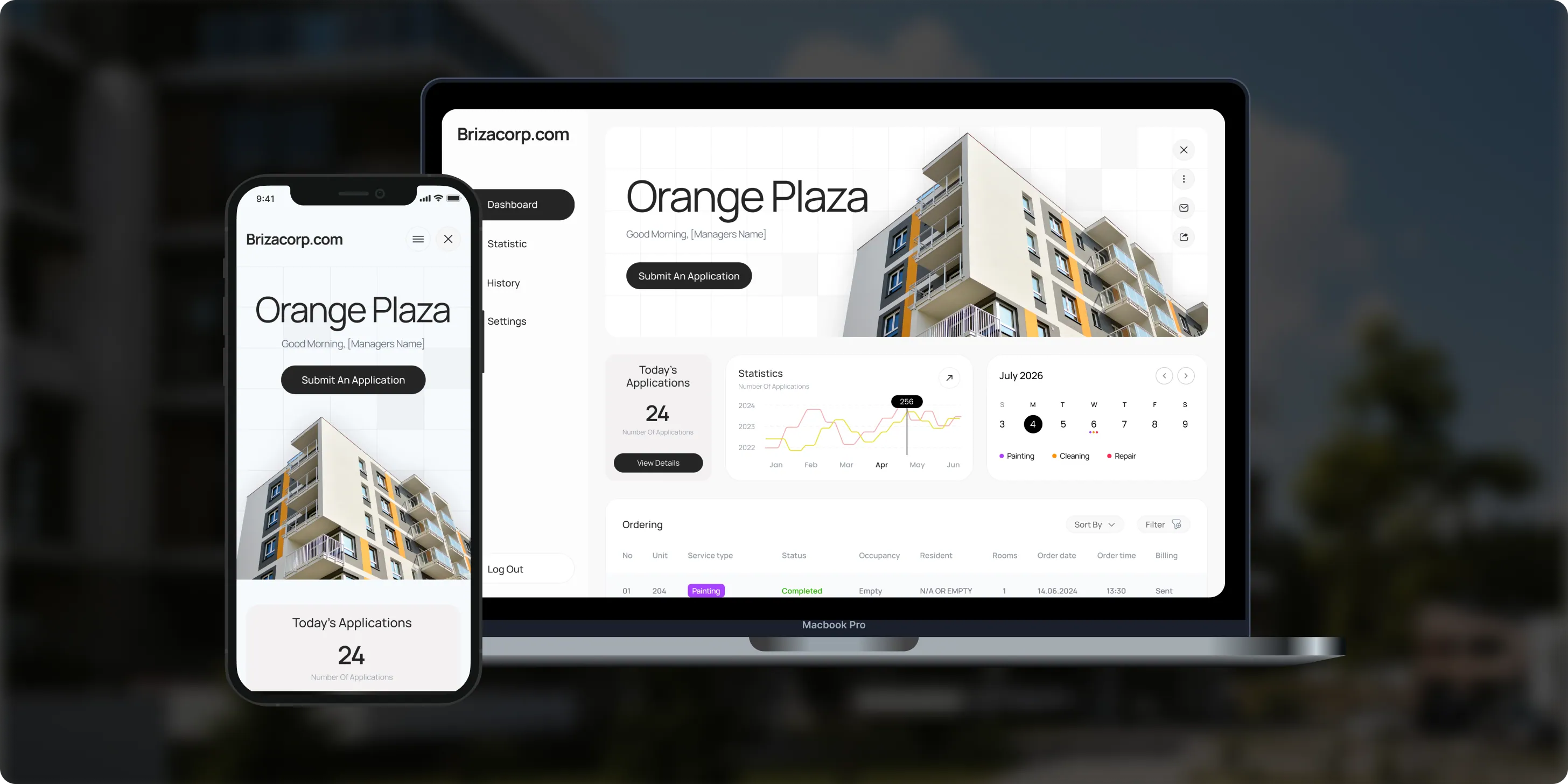Brizacorp case study screenshot